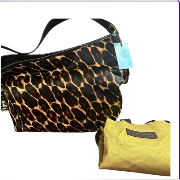 Antonio Melanie Leopard Print Calf Hair Purse - Picture 10 of 11